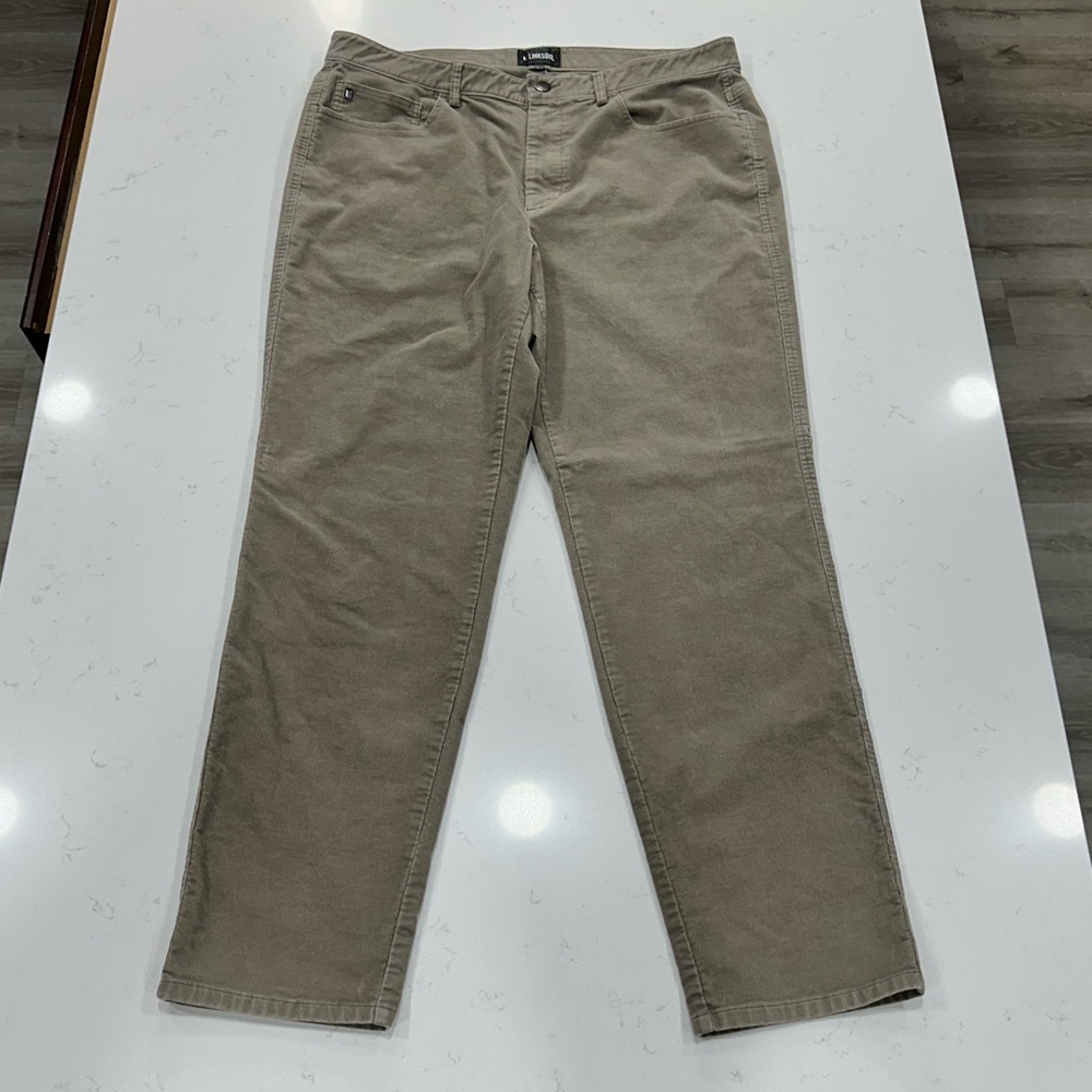 LINKSOUL MACKENZIE STRETCH CORD 5-POCKET PANT - ELLIS STRAIGHT